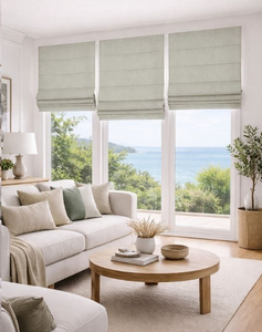 Products: Fantasia Textured Roman Blinds 90% Blackout Best Blinds NZ