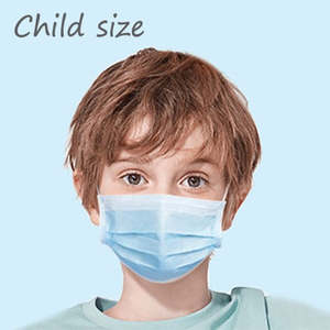 Medical Masks: CHILD SIZE medical-grade disposable face masks - box of 50