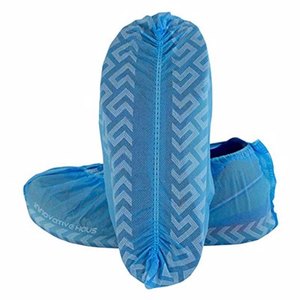 Medical Apparel: Shoe Covers - single use, non-skid, box of 100