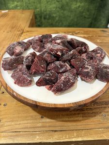 Boneless diced Venison steak 1kg