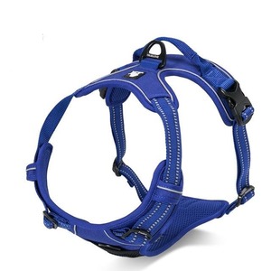 Pets Are Going Crazy: Reflective Dog Harness With Front and Back Clip