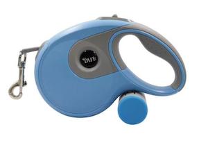 Retractable Dog Leash With Poo Bag Holder