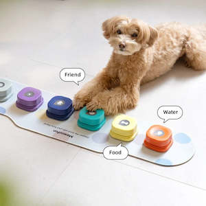 Pet Toys: Voice Recording Buttons Dog Toy