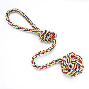 Pet Toys: Cotton Rope and Ball Dog Chew Toy