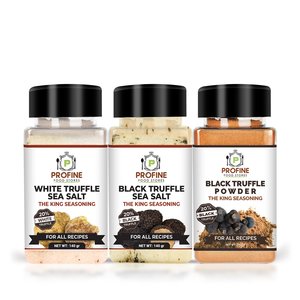 Products: Pack of Black Truffle Zest And Truffle Sea Salts – Large Sizes
