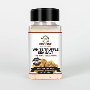 Products: Tuber White Truffle Sea Salt 140g PET Container