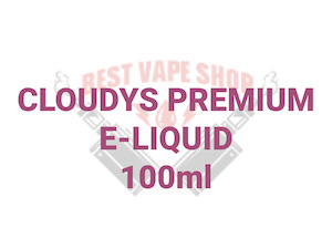 Vape Liquids: Cloudys Premium E- Liquid Freebase 100ml