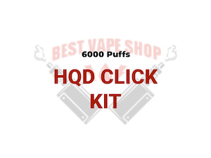 Vape Devices: HQD Click Kit 6000 Puff