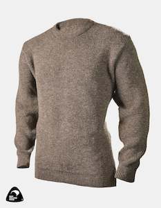 Sweaters: Wildridge Belfour Woollen Jersey Brown