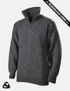 Wool: Wildridge Glenmore Woollen Jersey Charcoal