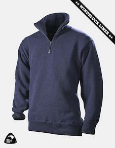 Wildridge Glenmore Woollen Jersey Navy