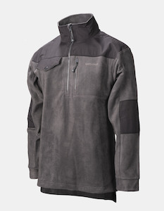 Quest Fleece 1/2 Zip Top Grey