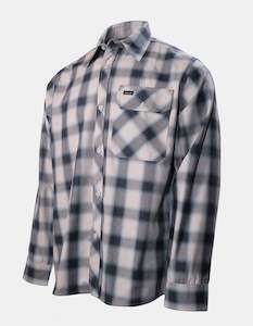 Tussock Shirt Open Front Navy