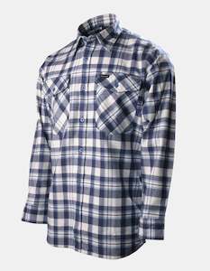 Men: Field Shirt Open Front Blue