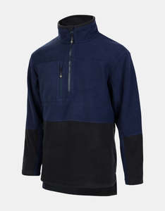 Quest Fleece 1/2 Zip Top Dark Navy