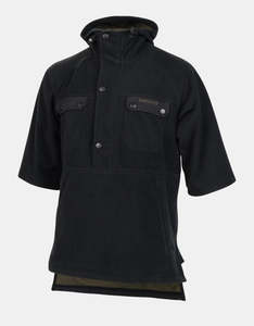 Men: Zephyr Mens Fleece SS Anorak Black