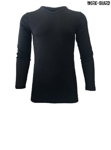 Plain Long Sleeve Thermal V-Neck Top by Gildan - Bethells Uniforms
