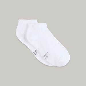 Boody Bamboo Womens Underwear Small: Boody Cushioned Ankle Socks White Small (34-40)