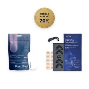 Beauty Sleep Kit+ (Collagen-Infused Mouth Tape + Magnetic BreatheBand)