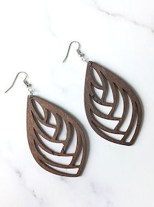 Spring 2025: JJB Weave Wood Earrings