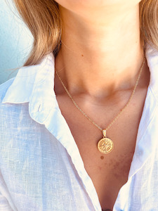 Twigg: Twigg Compass Pendant Necklace