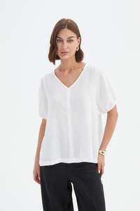 Tirelli Bishop Sleeve Top