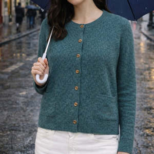 Knitwear: Korrine Cardi by Mansted