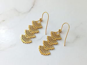 Fan Earrings