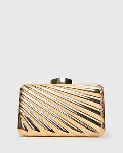 GOLDIE Metallic Clutch Bag