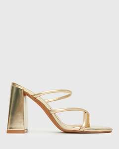 PRE-ORDER SHAQ High Block Heel Mules