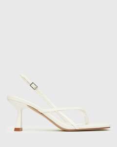 Womens Bridal Edit: SIENA Strappy Thong Heel Sandals