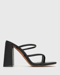 PRE-ORDER SHAQ High Block Heel Mules