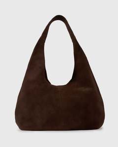 FABLE Suede Leather Tote Bag