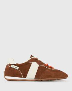 Womens Sneakers: MYST Suede Leather Sneakers