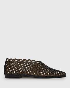 Womens Ballets: GREECE Jelly Mesh Ballet Flats