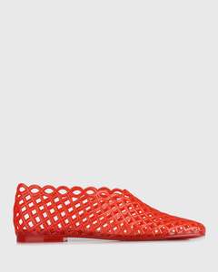 GREECE Jelly Mesh Ballet Flats