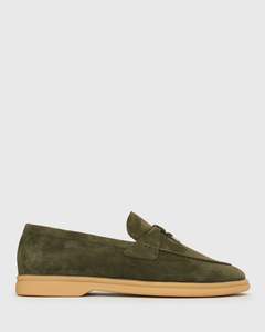 Womens Loafer Edit: JISELLE Suede Leather Loafers