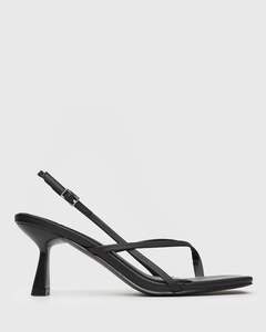 SIENA Strappy Thong Heel Sandals