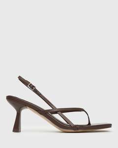 SIENA Strappy Thong Heel Sandals