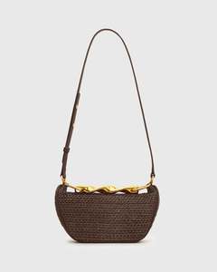 BILLIE Raffia Crossbody Bag
