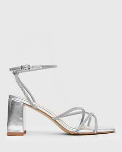 Womens Bridal Edit: NADINE 2 Block Heel Strappy Sandals