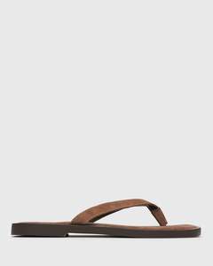 CRUSH Leather Thong Sandals