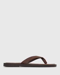 CRUSH Leather Thong Sandals