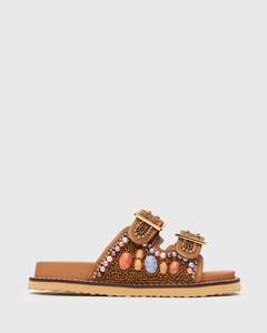 Orderlyemails Recommended: REFLECTION JUNIOR Leather Casual Slides