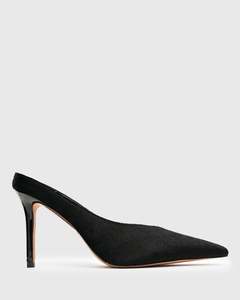 Orderlyemails Recommended: PRE-ORDER MATCHA Leather High Stiletto Point