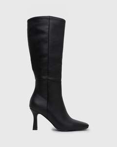 PRE-ORDER MAVERIK Square Toe Stiletto Knee Boots