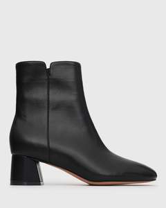 ASHBURY Round Toe Ankle Boots