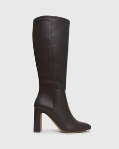 Womens Boots: PRIME Block Heel Knee High Boots