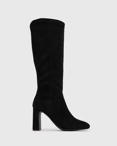 Womens Boots: PRE-ORDER PRIME Block Heel Knee High Boots
