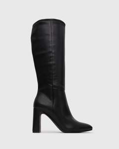 PRE-ORDER Wider Fit PRIME Block Heel Knee High Boots
